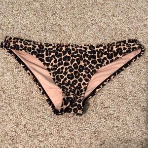 Bikini cheetah print bottoms